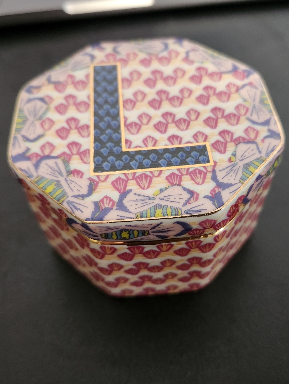 Anthropology Trinket Box with L